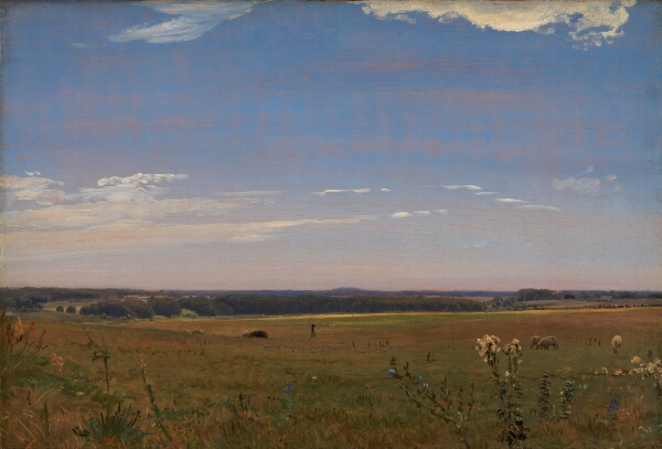 P.C. Skovgaard, Udsigt mod herregården Beldringe
