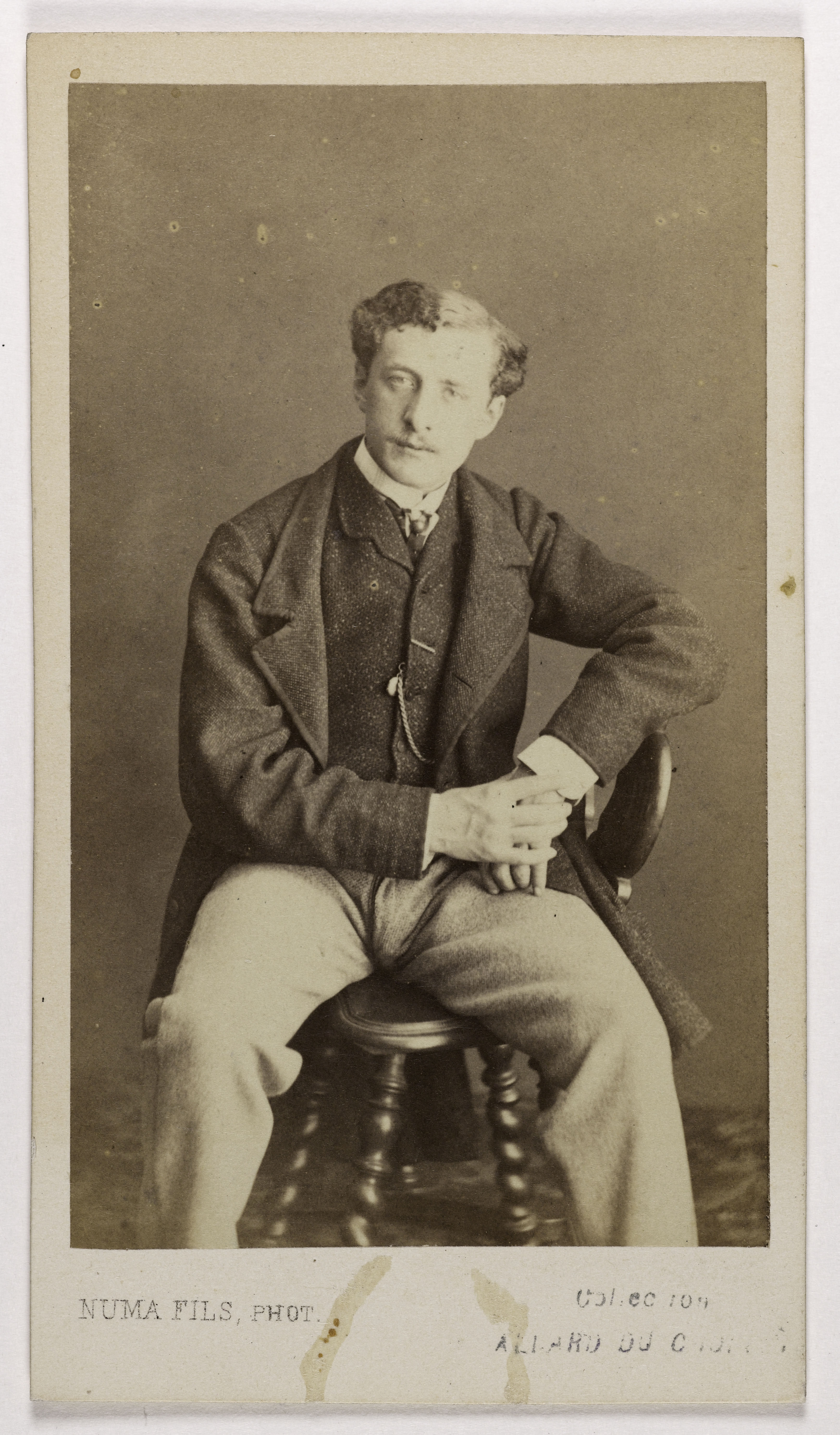 Numa Fils, Portrait de Pierre Berton (1843-1912), (acteur et auteur dramatique)