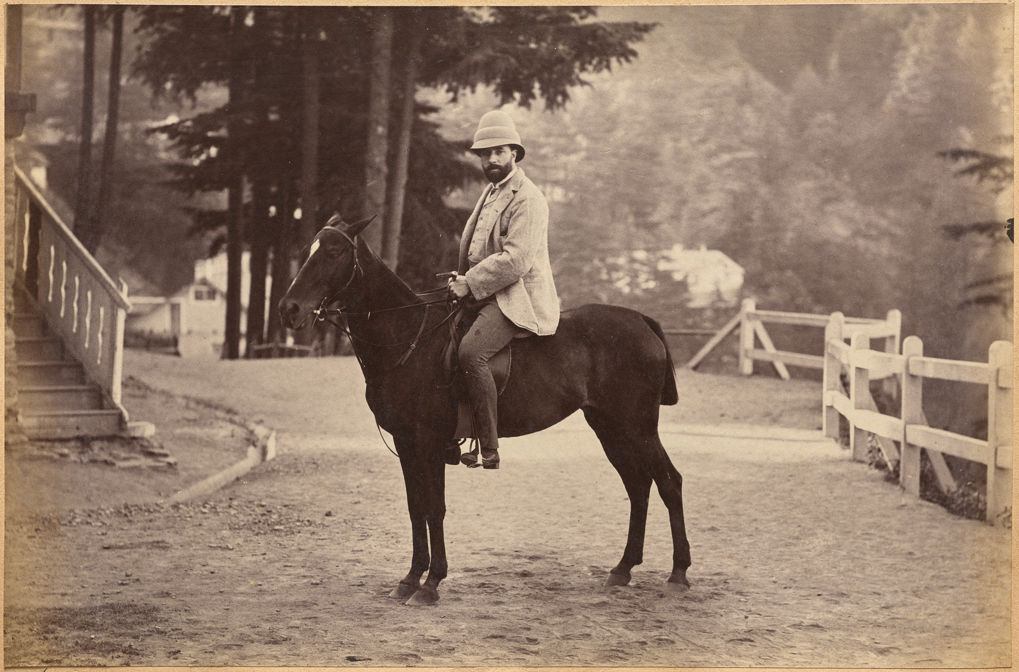 Raja Deen Dayal, Mr. Nowell, Shimla (recto, bottom)