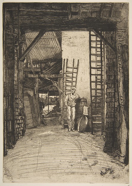 James McNeill Whistler, The Lime-Burner (W. Jones, Lime-Burner, Thames Street)