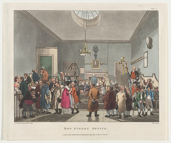 Thomas Rowlandson, Bow Street Office