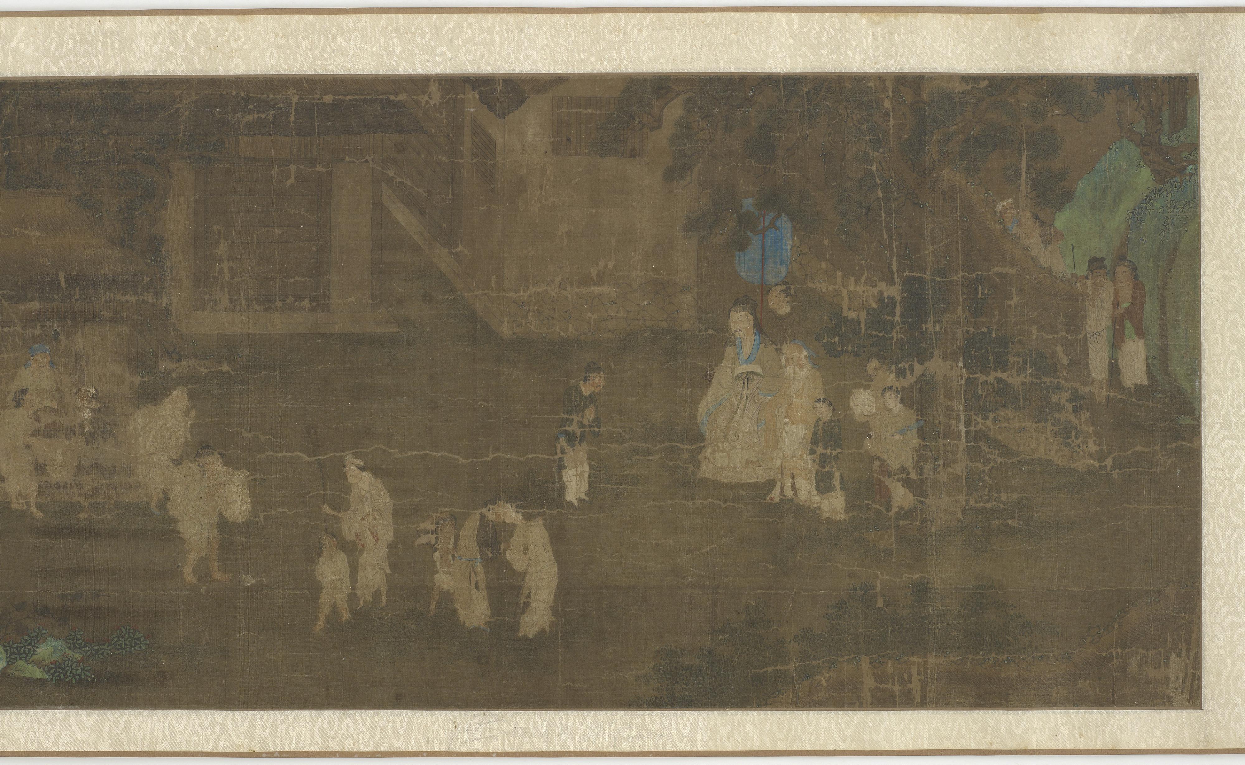 Formerly attributed to Liu Songnian, Scenes from the Lives of Famous Men (part 1)