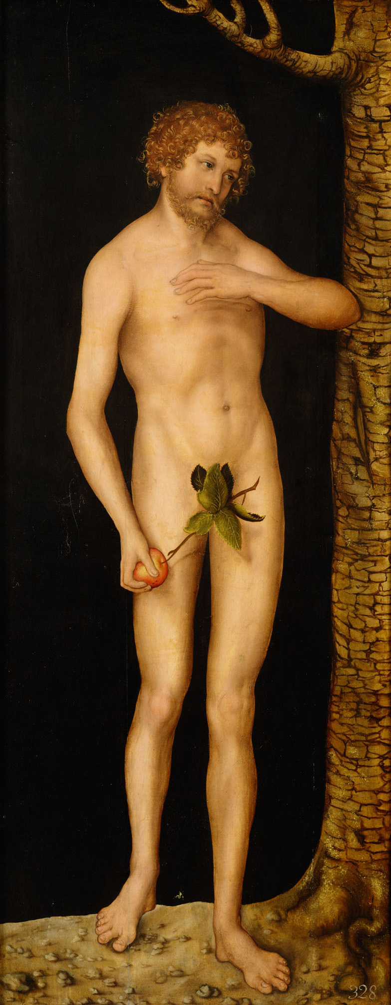 Lucas Cranach the Elder, The Fall of Man: Adam