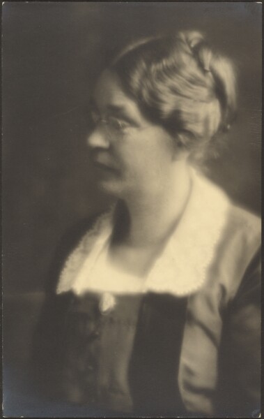 Louis Fleckenstein, [Portrait of a Woman with Open Book (cropped)]
