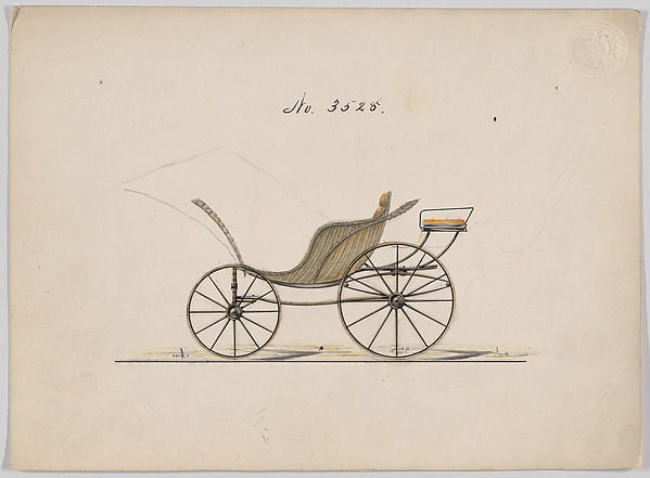 Brewster & Co., Design for Pony Phaeton, no. 3525