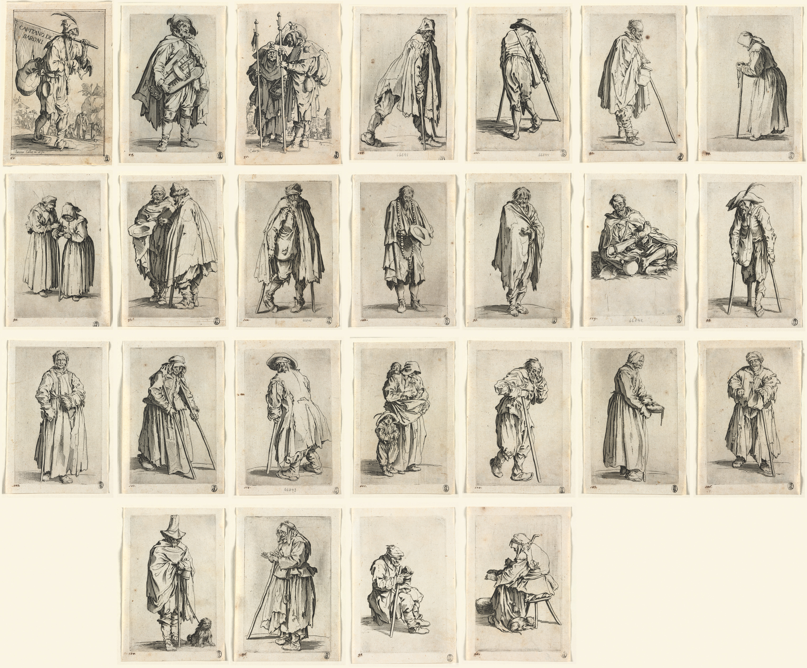 Jacques Callot, The Beggars