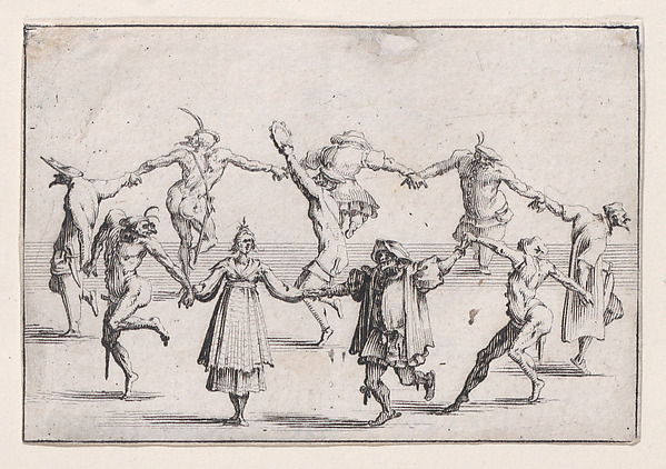 Jacques Callot, La Ronde (The Round Dance), from "Les Caprices" Series A, The Florence Set