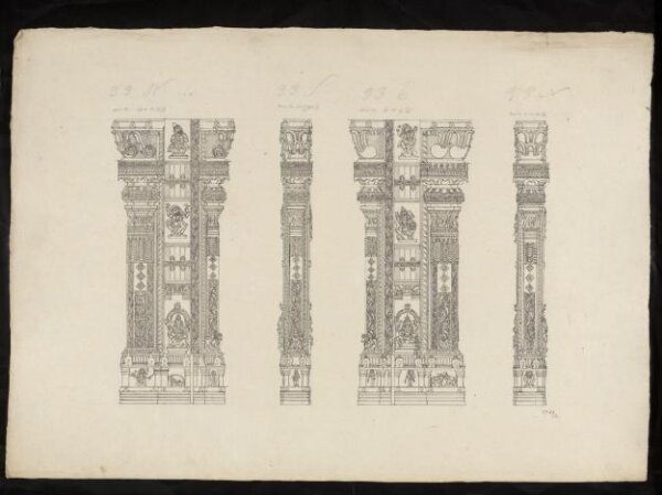 Unknown, Architectural drawing of Tirumala Nayak at Madura,