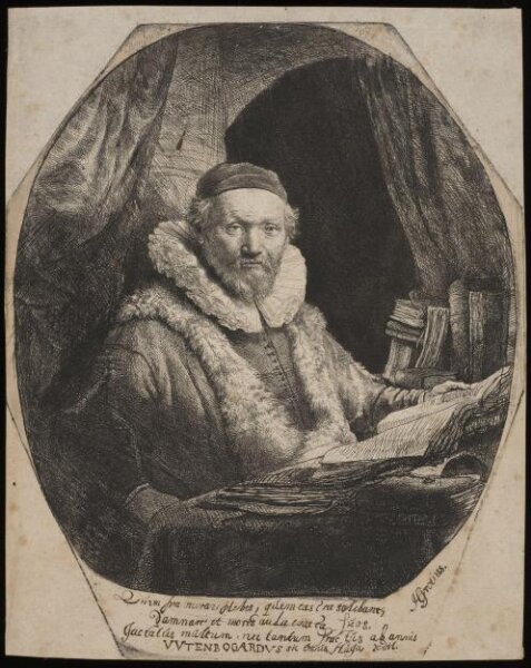 Rembrandt van Rijn, Jan Uytenbogaert, preacher of the Remonstrants