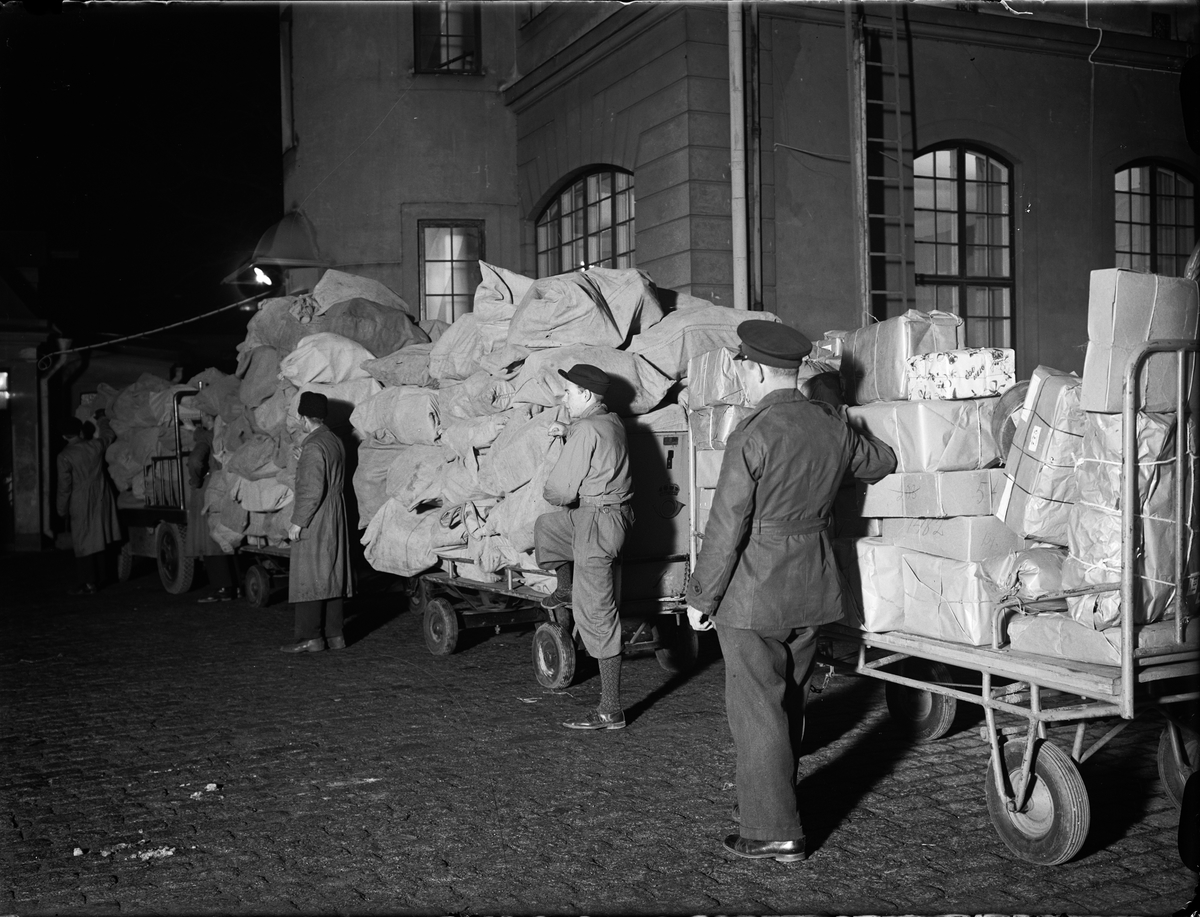 Paul Sandberg, Transport av paket från Uppsala 1 till Uppsala centralstation