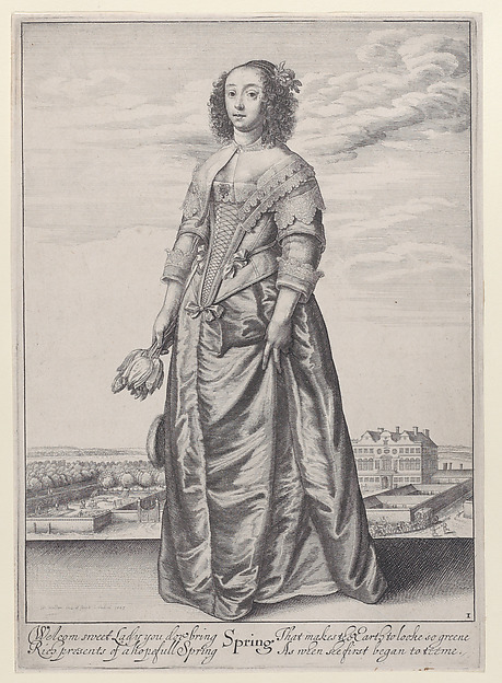 Wenceslaus Hollar, Spring, from "Full-Length Seasons"