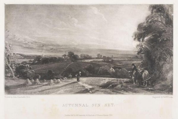 Constable, John RA, AUTUMNAL SUN SET