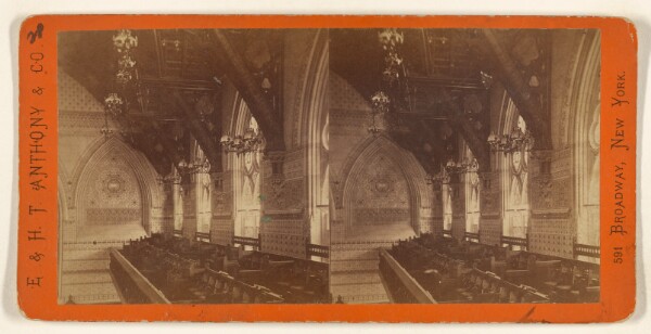 Edward and Henry T. Anthony & Co., Interior of Reformed Church - 57th St and Lexington Av. [New York City]