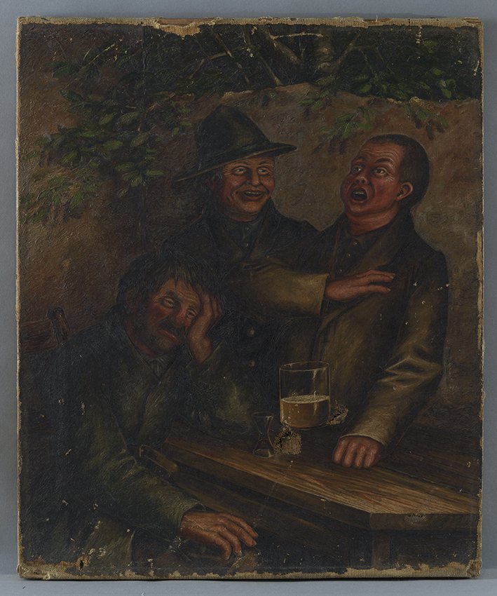 Karl Hagemeister, Drei Zecher, um 1871