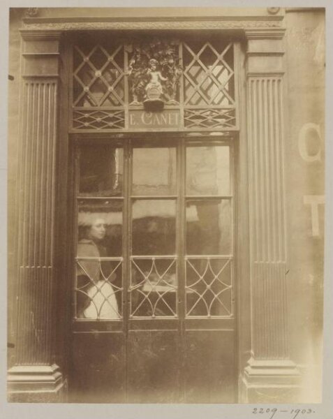 Atget, Jean-Eugène-Auguste, Shop Front, rue St Louis, Paris, France