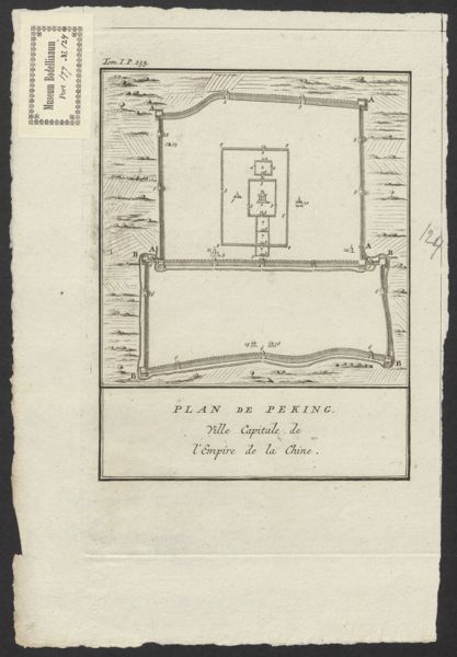 Anville, Jean Baptiste Bourguignon d', (1697-1782) (cartographer), Plan de Peking: Ville Capitale de l'Empire de la Chine