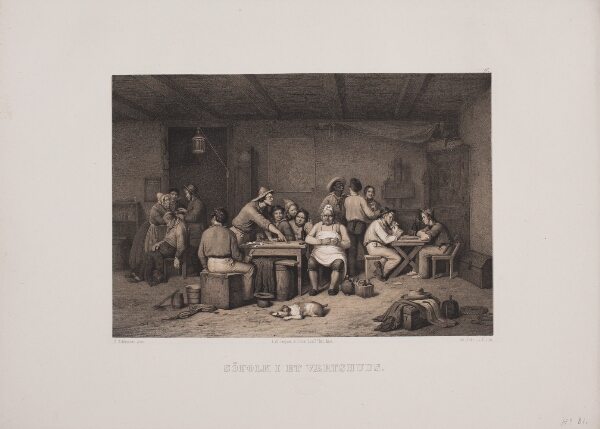 Adolph Kittendorff, Søfolk i et værtshus