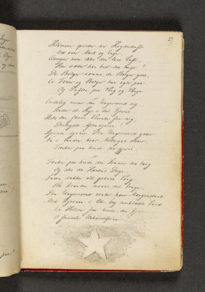 Johan Thomas Lundbye, En stjerne; samt vers. Side 27
