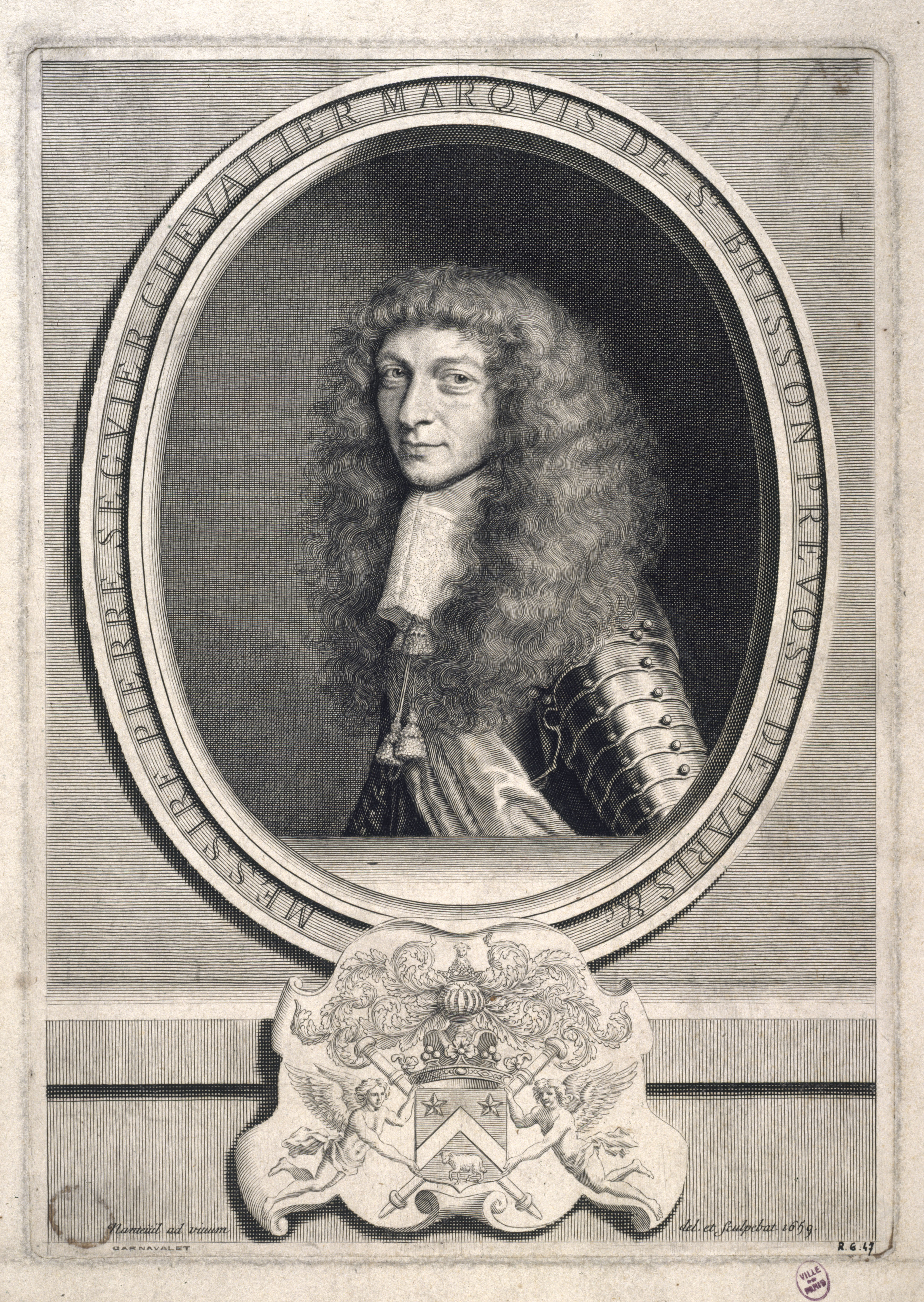 Robert Nanteuil, Pierre Seguier de Saint-Brisson.