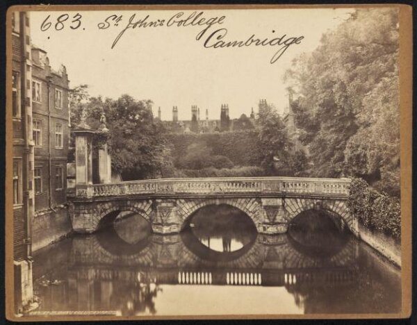 Francis Frith, St. John's College.  Cambridge