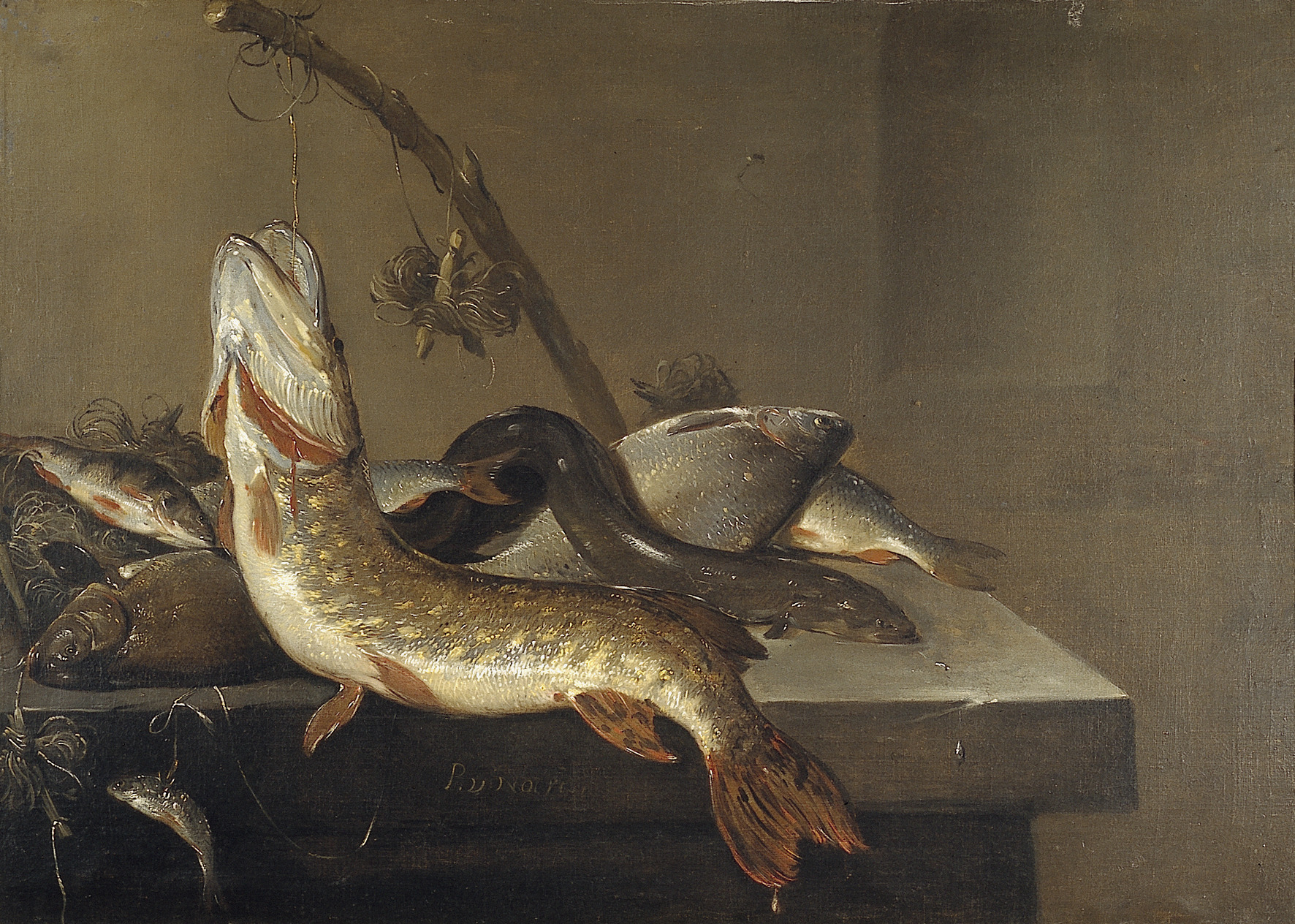 Pieter van Noort, Stilleven met vis