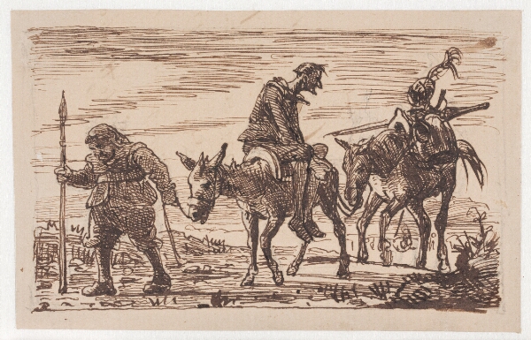 Wilhelm Marstrand, Den gennempryglede Don Quixote føres hjem