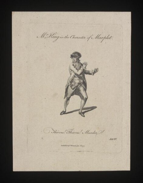 Unknown, Mr King in the Character of Marplot