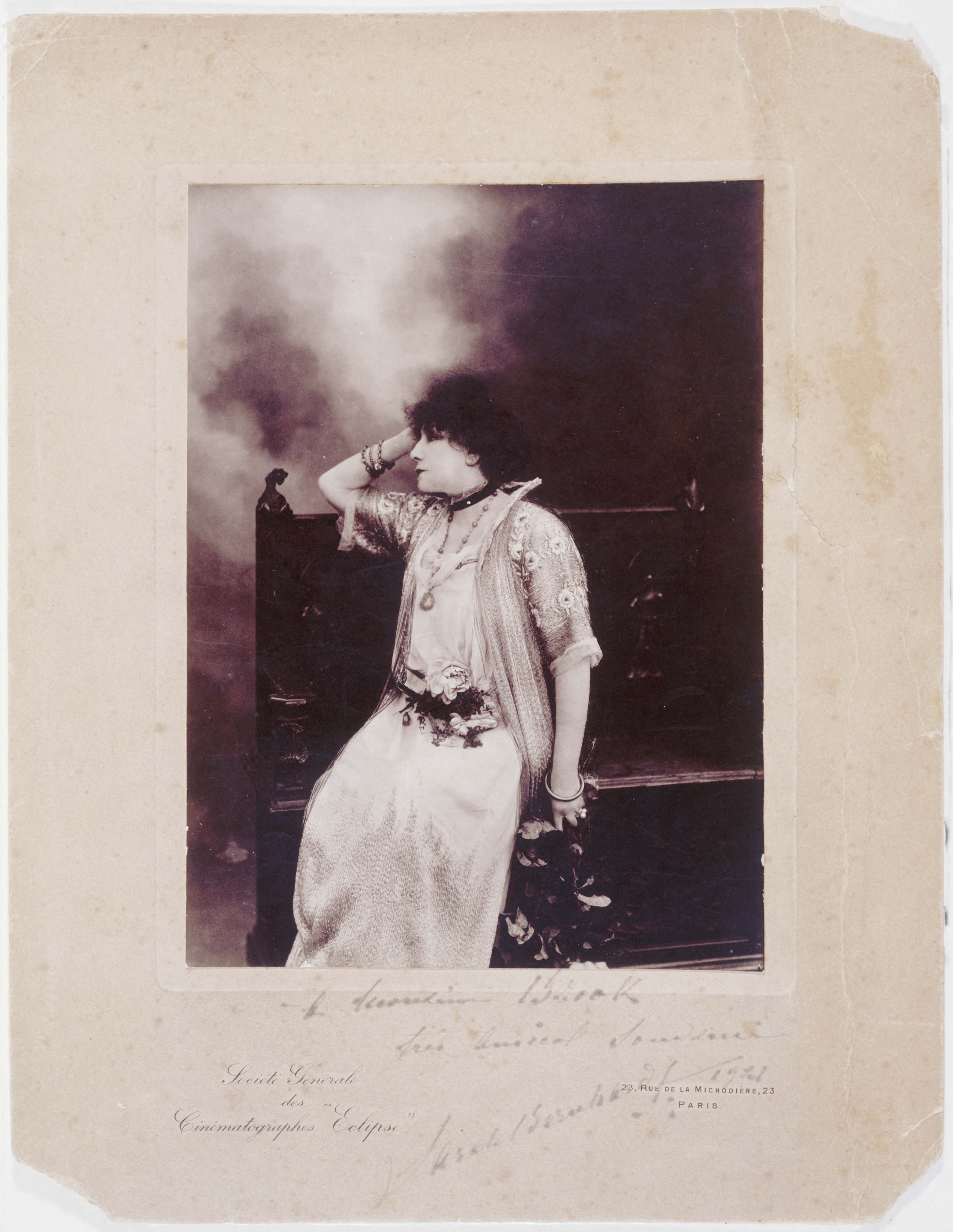 Anonyme, Portrait de Sarah Bernhardt