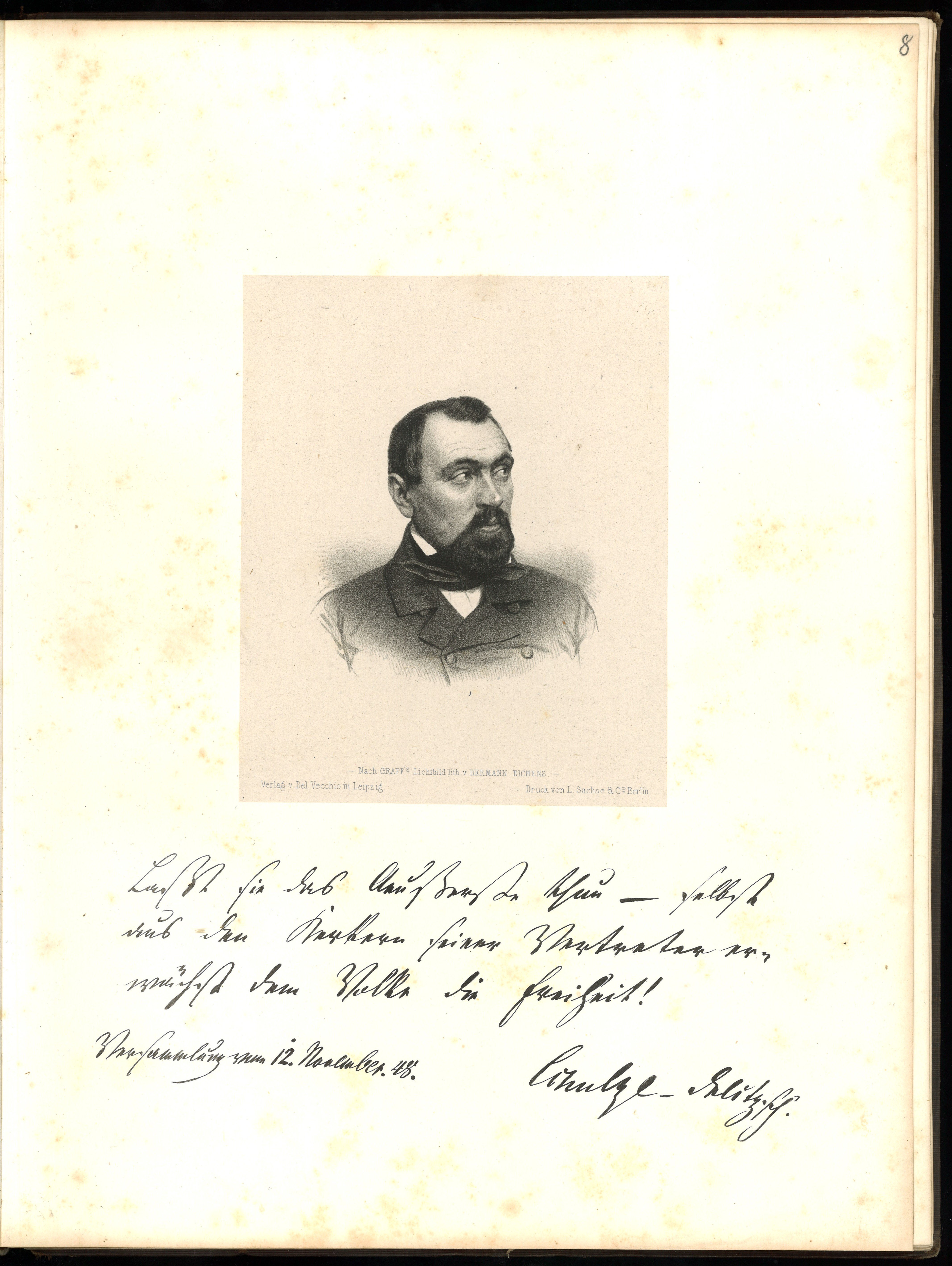 Philipp Hermann Eichens, Schulze-Delitzsch, Hermann (1808–1883), Jurist, Sozialreformer und Politiker