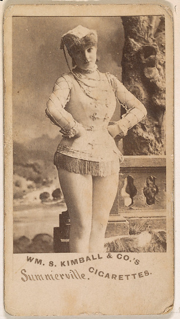 William S. Kimball & Company, Miss Summerville, from the Actresses series (N203) issued by Wm. S. Kimball & Co.