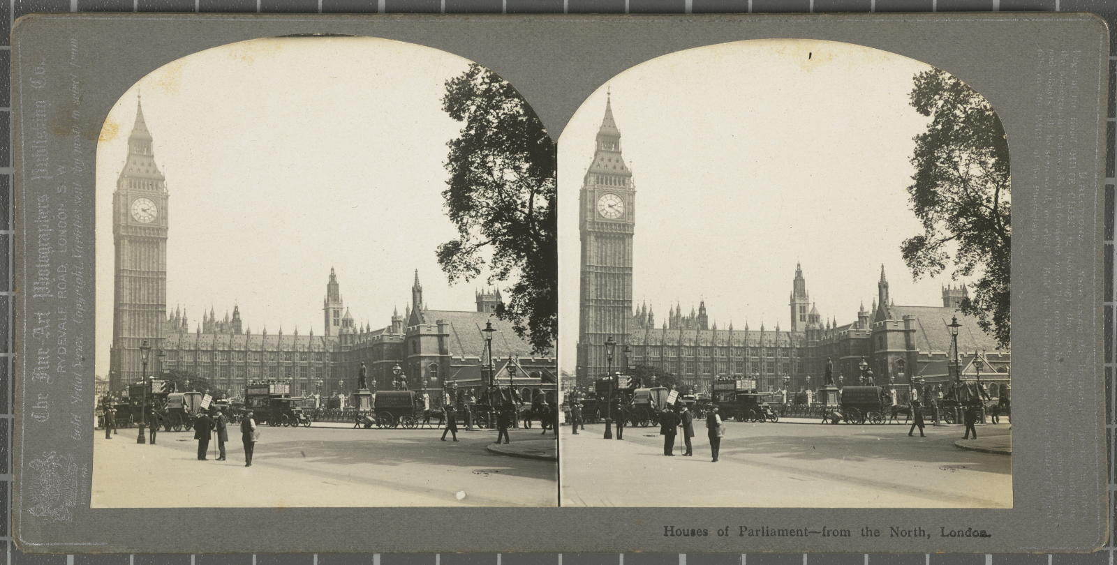 Desconegut, Houses of Parliament from the North, London. Fine-Art Photog. Publish. Co.