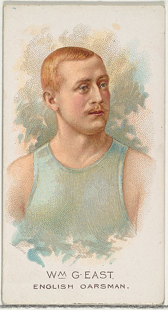 Allen & Ginter, William G. East, English Oarsman, from World's Champions, Series 2 (N29) for Allen & Ginter Cigarettes