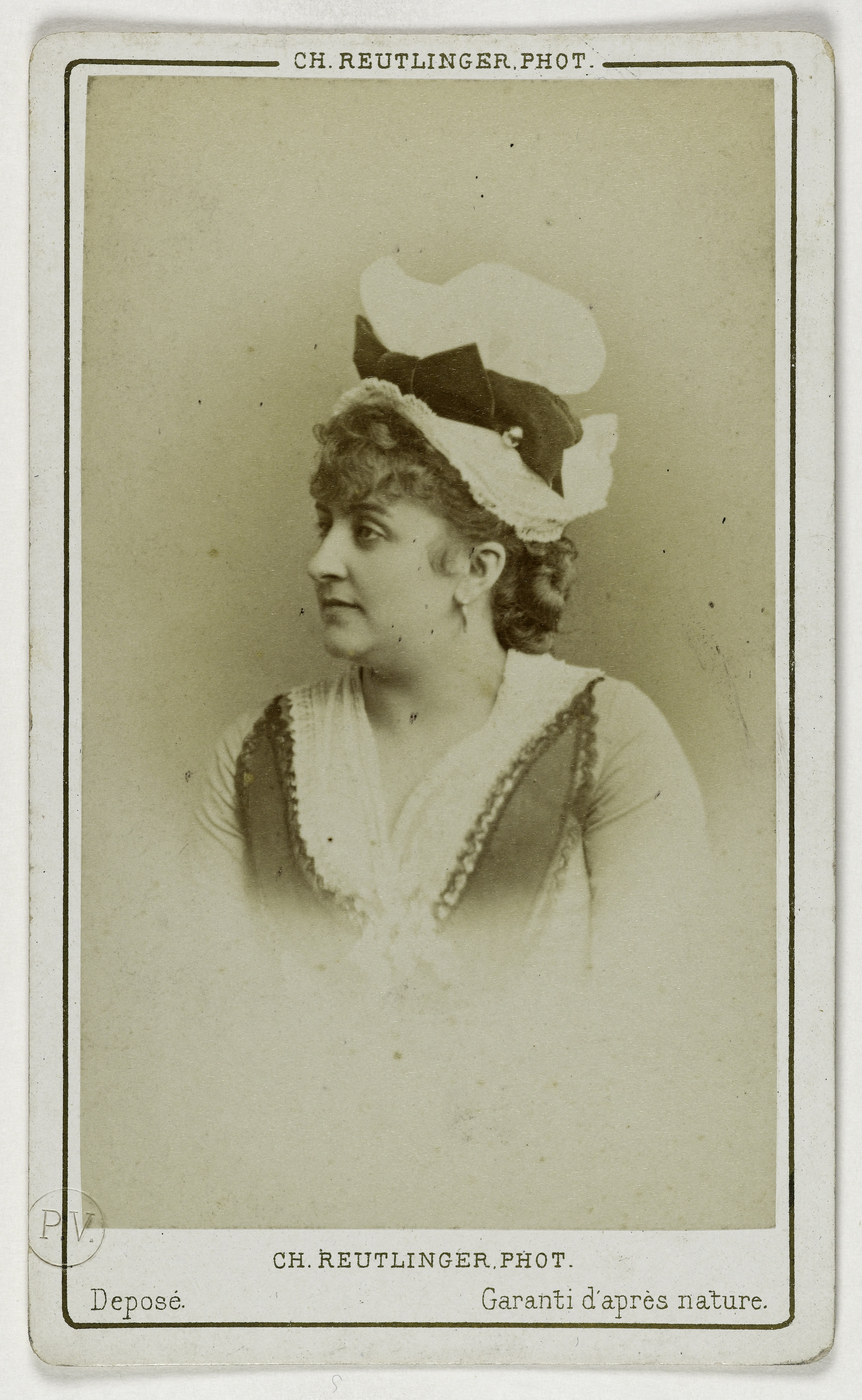 Charles Reutlinger, Portrait de Grandville Juliette, (actrice)