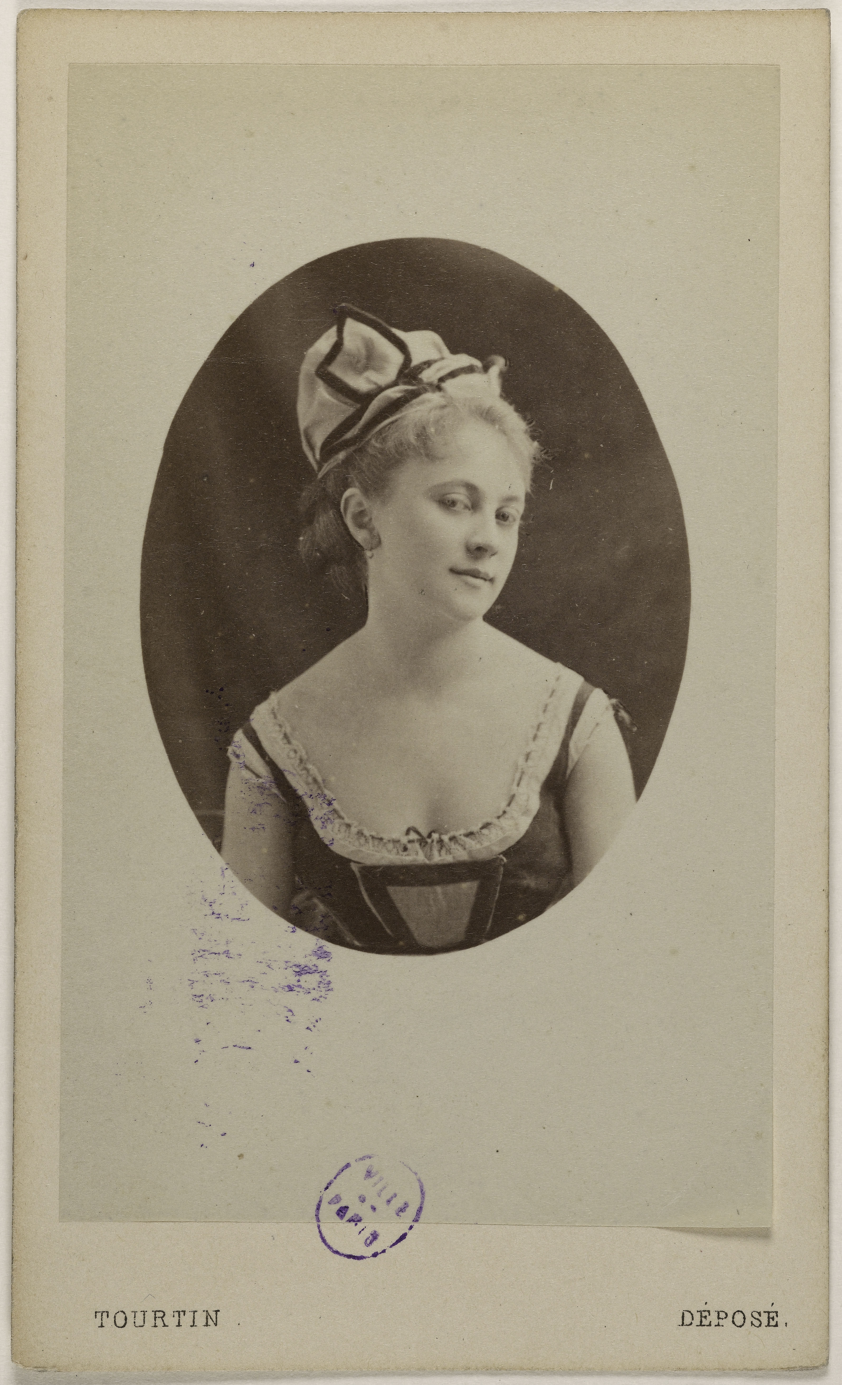 Joseph Tourtin, Portrait de Beaumaine (ou Baumaine), Juliette, (danseuse)