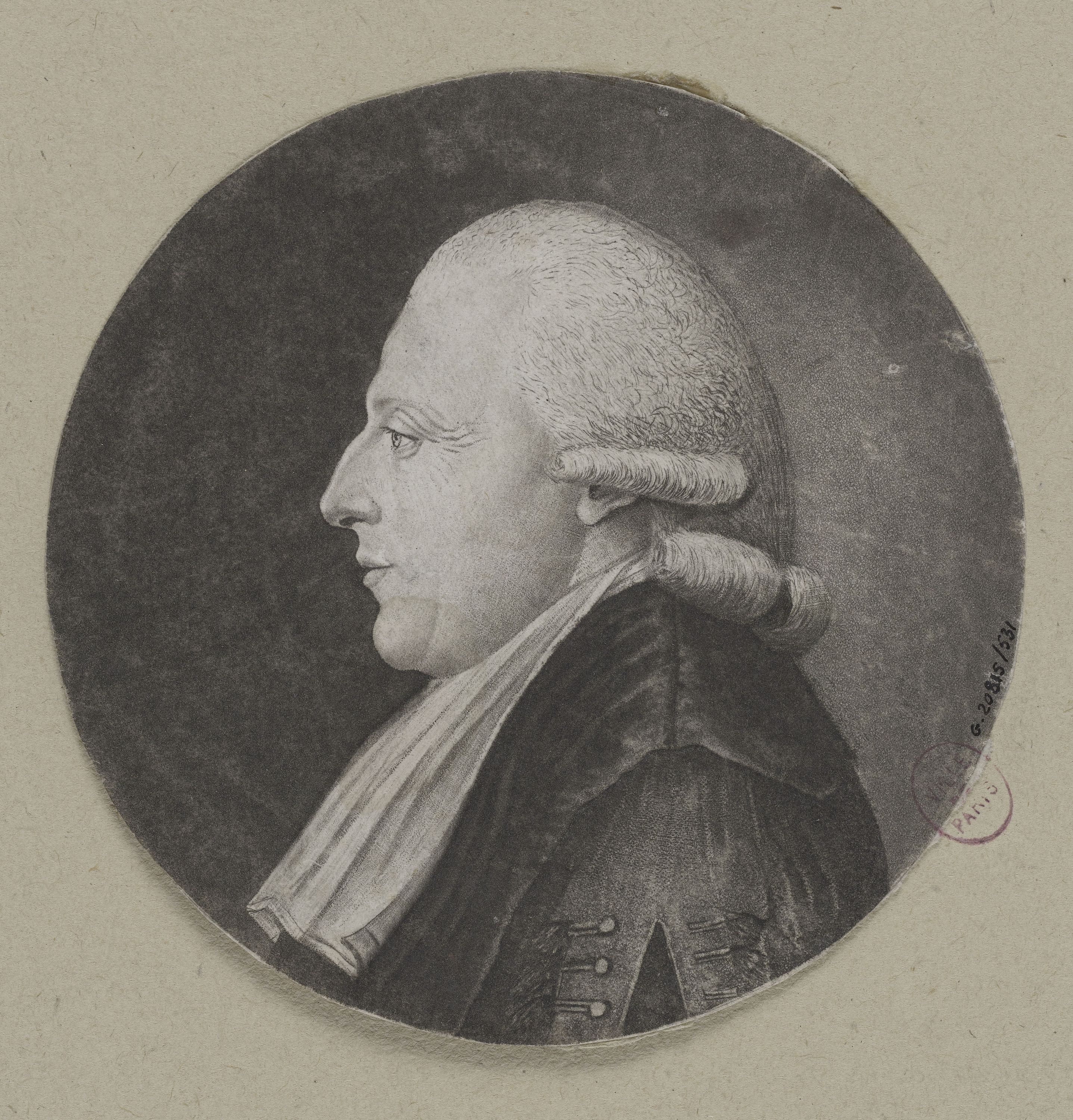 Edmé Quenedey, Portrait de Monsieur Munnicksen