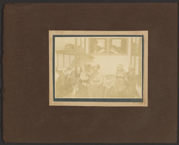 Louis Fleckenstein, [Group Portrait on Boat]