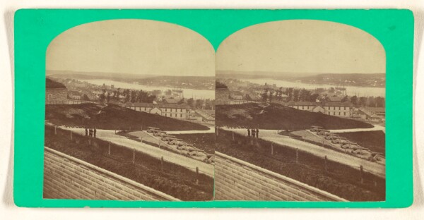 William Notman, View Looking North from Citadel, Halifax, Nova Scotia.