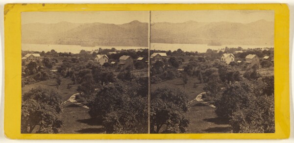 Edward and Henry T. Anthony & Co., View at Cornwall, Polypus Island in the distance.