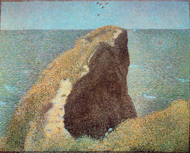 Georges Seurat, Le Bec du Hoc, Grandcamp