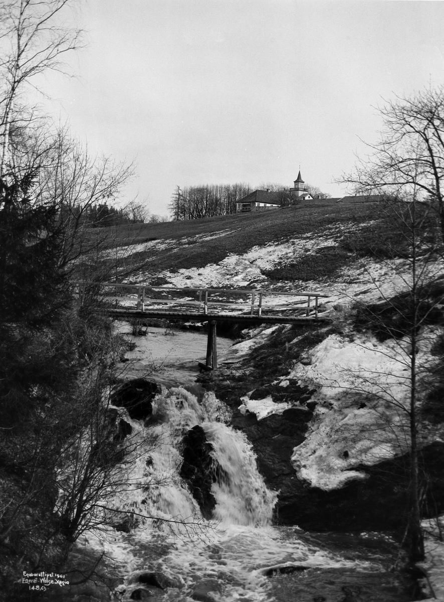 Anders Beer Wilse, Prot: Vaar Frognerelven med Frogner i bakgrunden Apr.1901