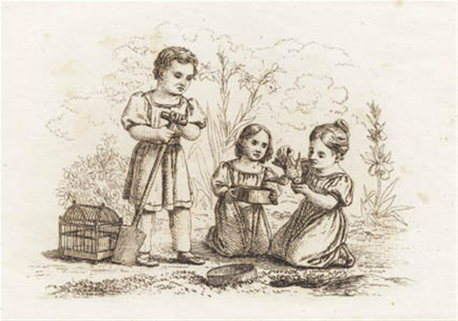 Martinus Rørbye, Illustration til "Halvhundrede Fabler for Børn" af Hey