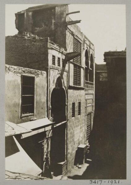 K.A.C. Creswell, Northwest façade of the mosque of Taghri Bardi, Cairo