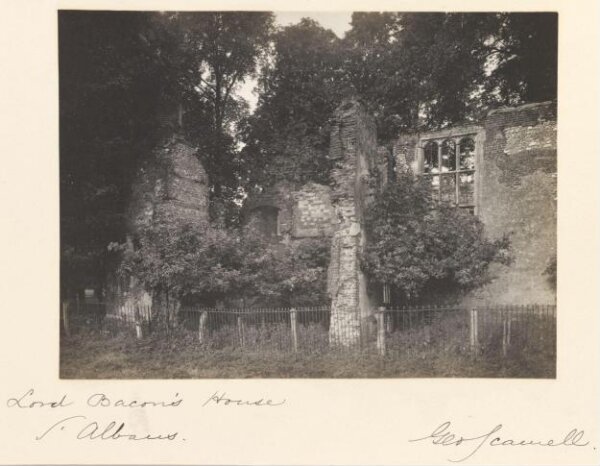 Scamell, George (Mr), National Photographic Record and Survey