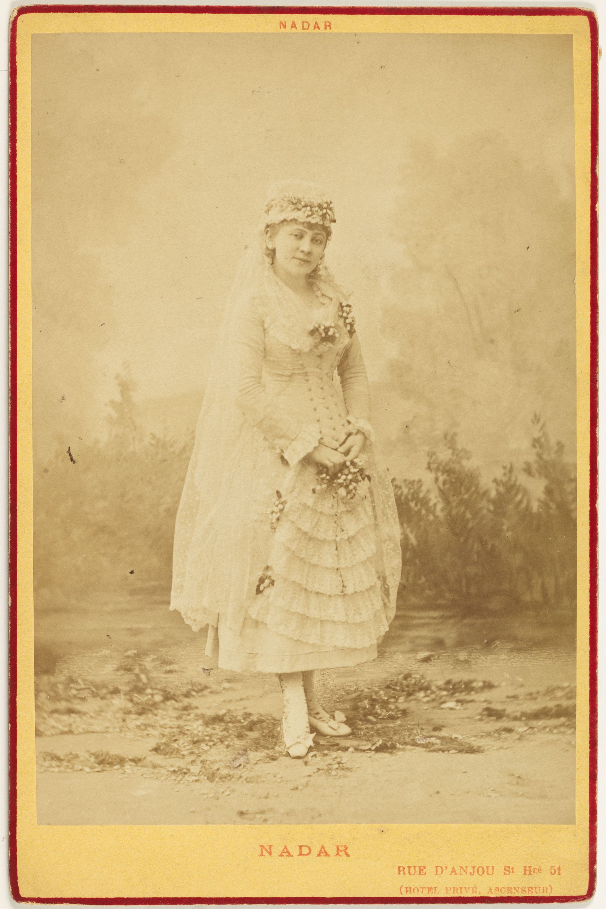 Atelier Nadar, Portrait de Juliette Beaumaine, actrice