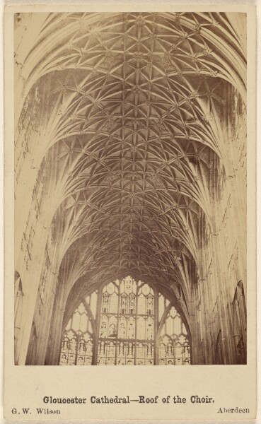 George Washington Wilson, Gloucester Cathedral - Roof of the Choir