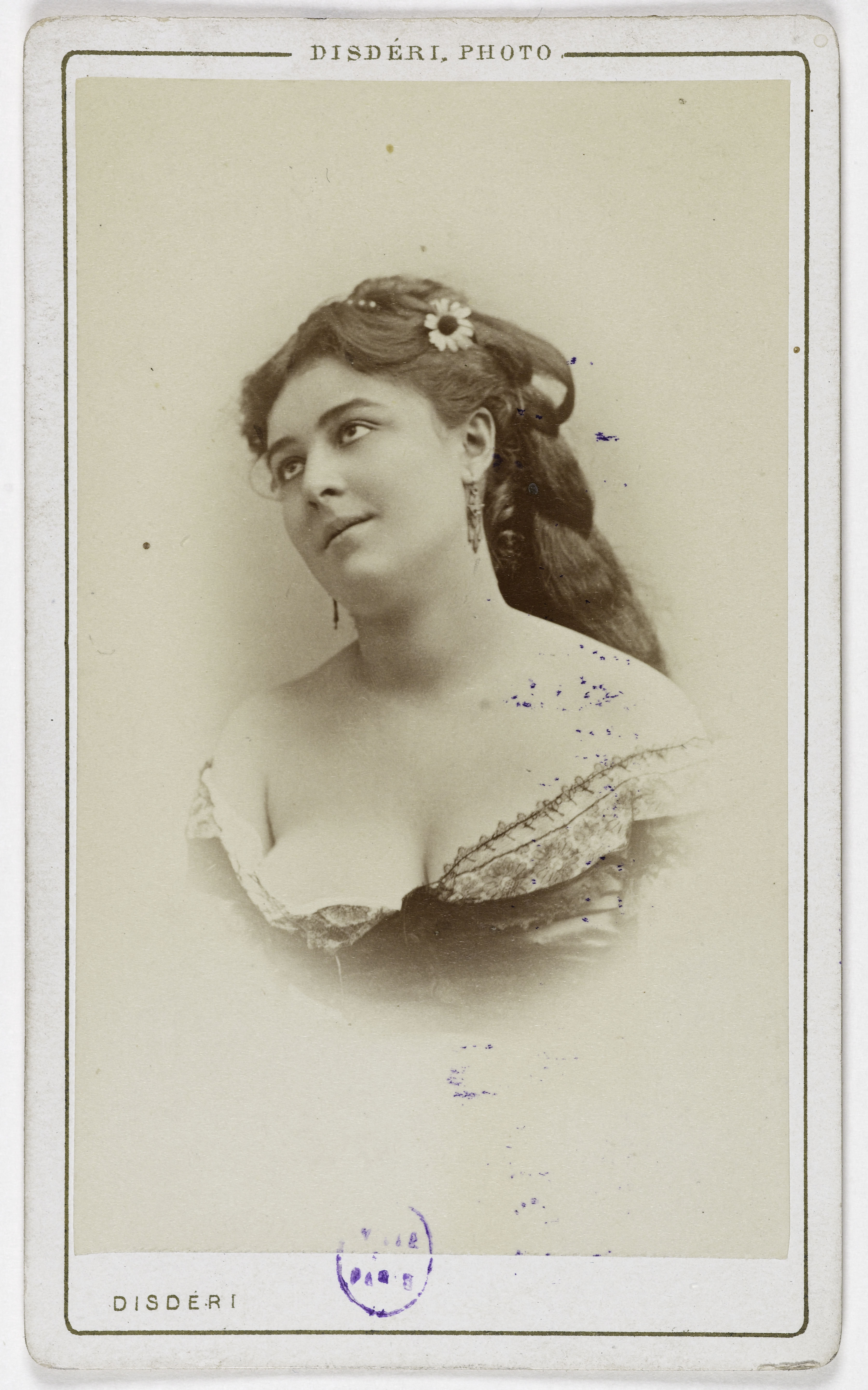 Disderi & Cie, Portrait de Dupries (actrice aux Bouffes)