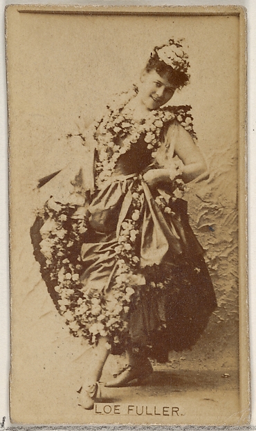 Allen & Ginter, Loe Fuller, from the Actors and Actresses series (N45, Type 8) for Virginia Brights Cigarettes