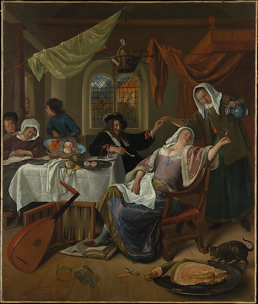 Jan Steen, The Dissolute Household