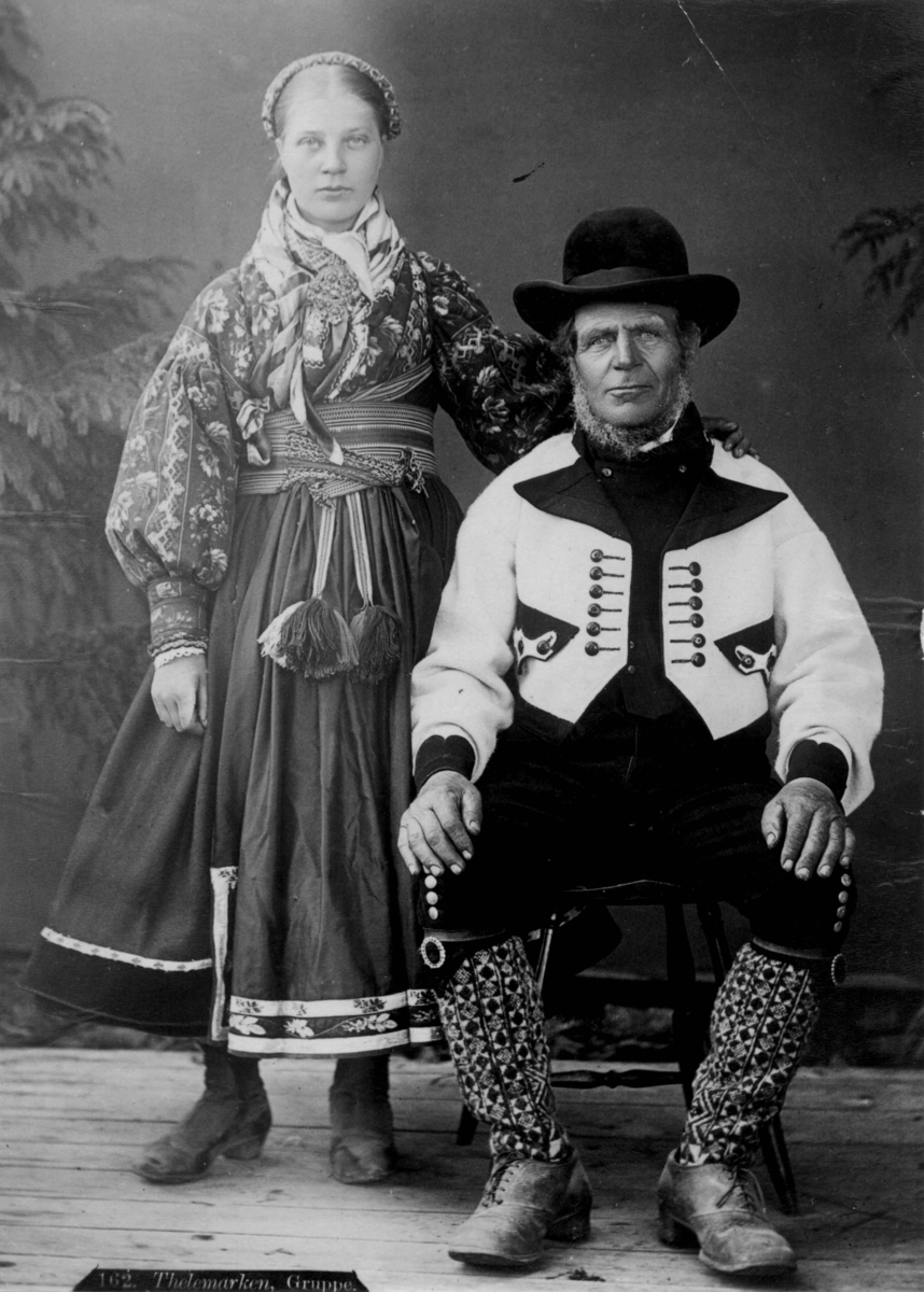 Axel Lindahl, Manns- og kvinnedrakt, Telemark