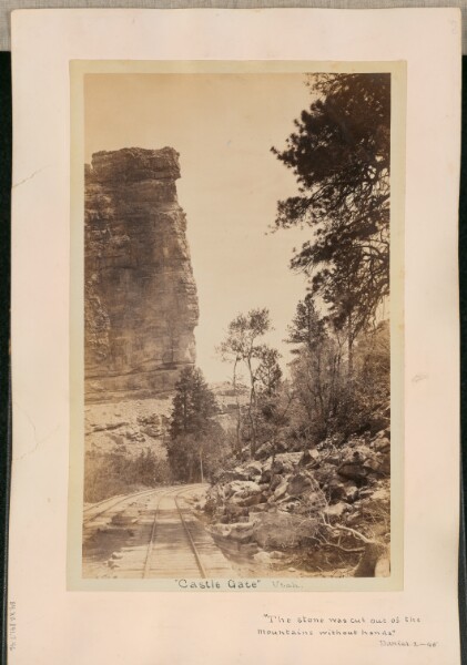 William Henry Jackson, "Castle Gate." Utah